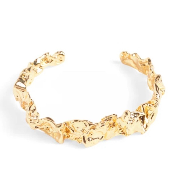 NWT Amber Sceats Emery 24k gold plated cuff bracelet - Picture 3 of 6